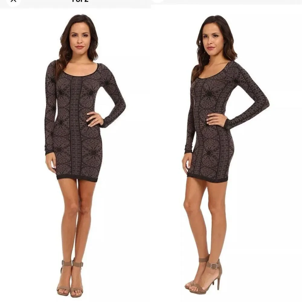 NWT Intimately Free People Bodycon Stretchy Mini Dress XS/S Clubwear Seamless